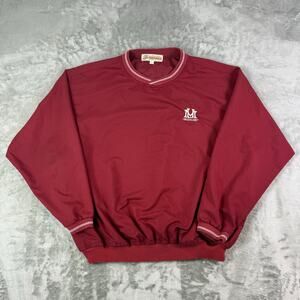 Akwa Sports Windbreaker Unisex Size L Montana Grizzlies Team V Neck